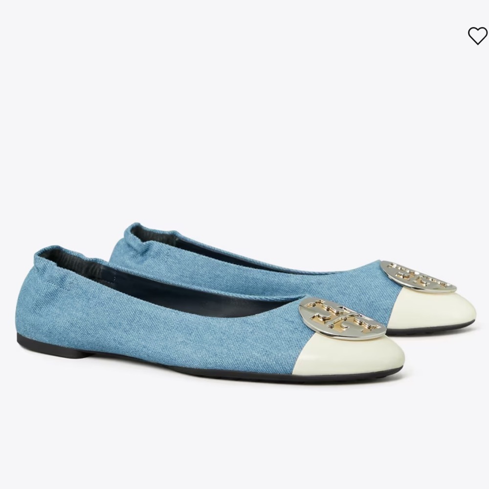 Tory Burch CLAIRE CAP-TOE BALLET - Picture 2 of 4